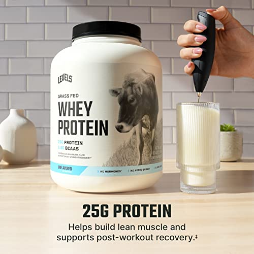 Levels Grass Fed 100% Whey Protein, No Hormones, Unflavored, 5LB Levels NutritionBuy Supplements Australia