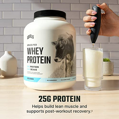 Levels Grass Fed 100% Whey Protein, No Hormones, Unflavored, 5LB Levels NutritionBuy Supplements Australia