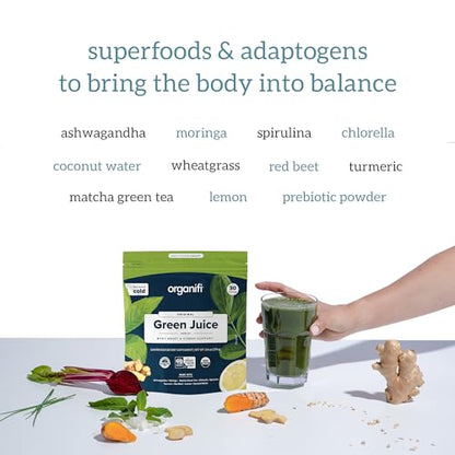 Organifi Green Juice - Organic Superfood Powder - 90-Day Supply - Organic Vegan Greens OrganifiBuy Supplements Australia