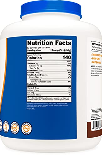 Nutricost Whey Protein Concentrate (Chocolate) 5LBS NutricostBuy Supplements Australia