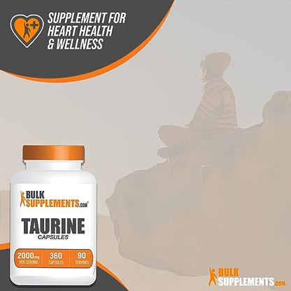 BULKSUPPLEMENTS.COM Taurine Capsules - Taurine Supplement, Taurine 2000mg BULKSUPPLEMENTS.COMBuy Supplements Australia