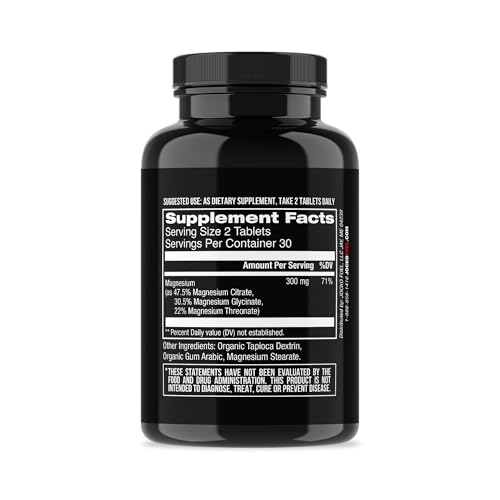 Jocko Fuel Magnesium Complex Supplement - Magnesium Glycinate, Citrate, & Taurate Capsules Dietary Supplement for Muscle Recovery & Relaxation, Heart, Nerve, Bone Support, & Sleep 30-Day Supply Jocko FuelBuy Supplements Australia
