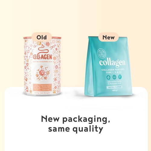 Collagen Powder with Hyaluronic Acid 400g - Collagen Peptides Supplement + Amino Acids Alpha FoodsBuy Supplements Australia