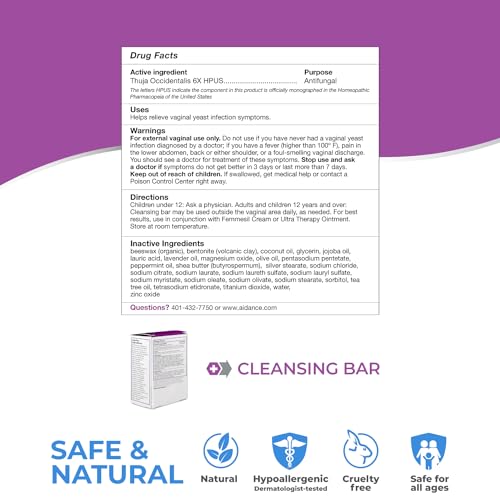 Femmesil Vaginal Soap for Relief from Yeast Infections for Women, Vaginal Itch & Irritation AidanceBuy Supplements Australia