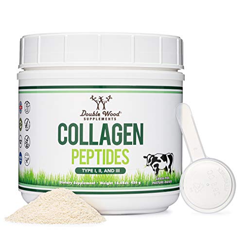 Collagen Peptides Powder - Hydrolyzed Collagen, Keto Safe - 16.08oz - Multi Type 1, 2 Double Wood SupplementsBuy Supplements Australia