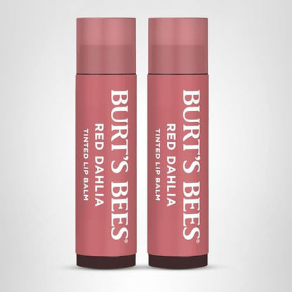 Burt's Bees Lip Tint Balm with Long Lasting 2 in 1 Duo Tinted Balm Formula, Color Infused with Deeply Hydrating Shea Butter