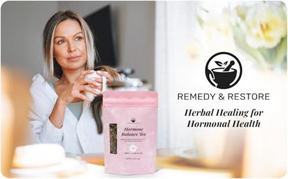 Remedy & Restore Herbal Tea for Hormone Balance - Natural Menstrual Cycle Support, Spearmint Flavor, Loose Leaves, 1 Count Remedy & RestoreBuy Supplements Australia