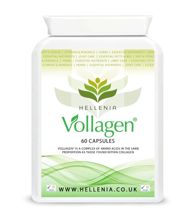 Hellenia Vollagen 500mg - 60 Capsules - Vegan Collagen HelleniaBuy Supplements Australia