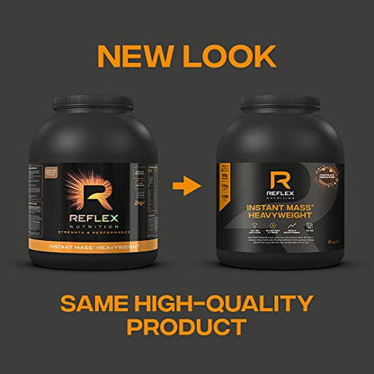 Reflex Nutrition Instant Mass Heavyweight, Mass Protein Powder, Over 1000 Calories Per Serving, 60g Protein Reflex NutritionBuy Supplements Australia