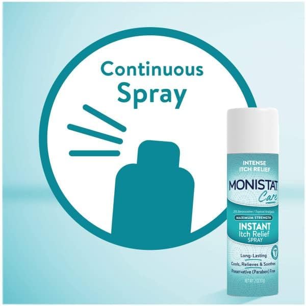 Monistat Instant Itch Relief Spray for Women, Maximum Strength Feminine Itch Care, 2 oz (Pack of 2) MonistatBuy Supplements Australia