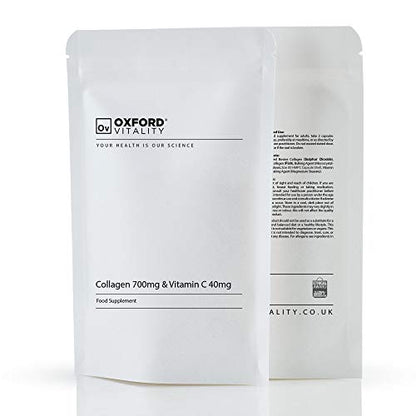 Collagen and Vitamin C Capsules | High Strength and Quality | Oxford Vitality (365) Ov OXFORD VITALITYBuy Supplements Australia