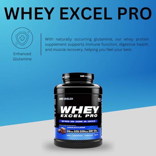 Out Angled Whey Excel Pro Whey Protein Powder Vanilla Flavour, 2kg, 66 Servings, High Protein Powder OUT ANGLEDBuy Supplements Australia