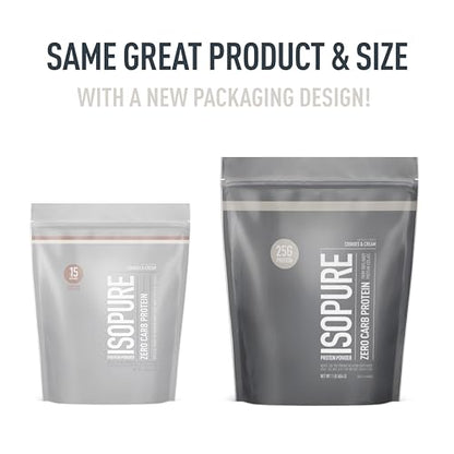 Isopure Protein Powder, Zero Carb Whey Isolate, Gluten Free, Lactose Free, 25g Protein IsopureBuy Supplements Australia
