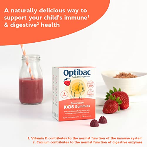 Optibac Kids Probiotic with Vitamin D & Calcium for Immune System Support & Gut Health OptiBacBuy Supplements Australia