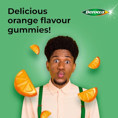 Berocca Immuno Gummy Vitamins, Orange Flavour, Bursting with Immune System BeroccaBuy Supplements Australia