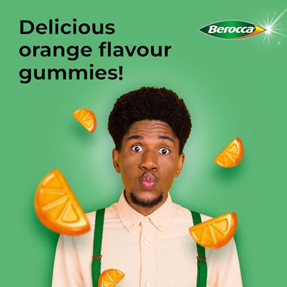 Berocca Immuno Gummy Vitamins, Orange Flavour, Bursting with Immune System BeroccaBuy Supplements Australia