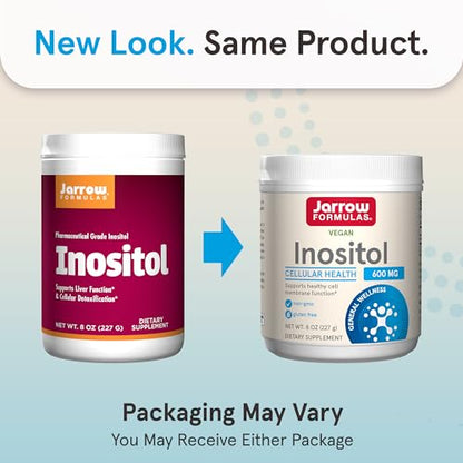 Jarrow Formulas Inositol 600 mg, Dietary Supplement for Cellular Health Support, 8 oz Jarrow FormulasBuy Supplements Australia