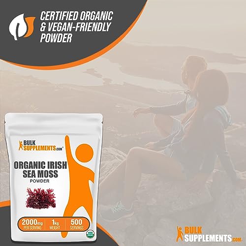 BULKSUPPLEMENTS.COM Organic Irish Sea Moss Powder - Sea Moss Supplement BULKSUPPLEMENTS.COMBuy Supplements Australia