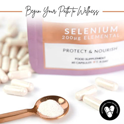 Selenium Supplements - Selenium Capsules for Hair, Skin, Nails & Cognitive Function BIRCH & WILDEBuy Supplements Australia