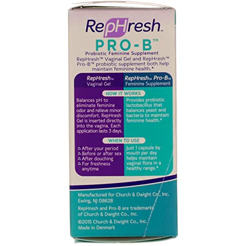 RepHresh Pro-B Vaginal Probiotic Feminine Supplement One Bottle 30 Count RephreshBuy Supplements Australia