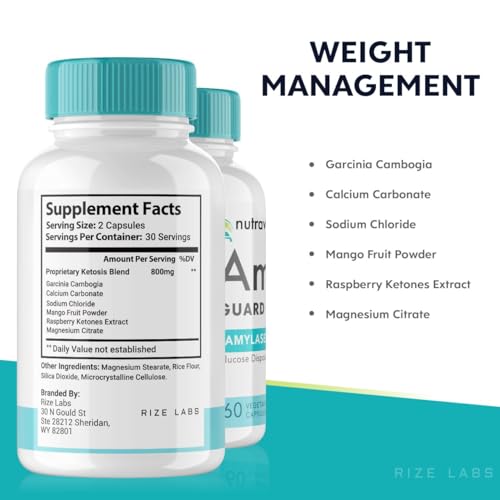 rize labs (2 Pack Nutraville Amyl Guard Dietary Supplement, Nutraville Amyl Guard Weight rize labsBuy Supplements Australia