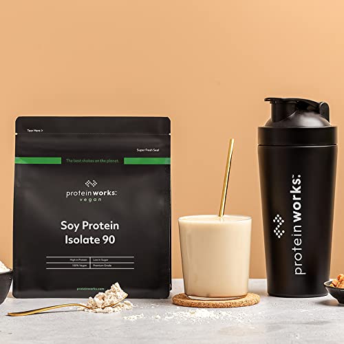 Protein Works Soy Protein 90 (Isolate) Protein Powder | 100% Plant-Based | Low Fat | No Added Sugar Protein WorksBuy Supplements Australia