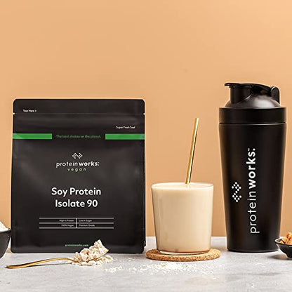 Protein Works Soy Protein 90 (Isolate) Protein Powder | 100% Plant-Based | Low Fat | No Added Sugar Protein WorksBuy Supplements Australia