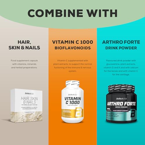 BioTechUSA Hyaluronic&Collagen, Food Supplement Capsules containing Collagen, hyaluronic Acid BioTechUSABuy Supplements Australia