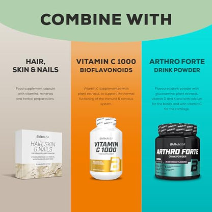 BioTechUSA Hyaluronic&Collagen, Food Supplement Capsules containing Collagen, hyaluronic Acid BioTechUSABuy Supplements Australia