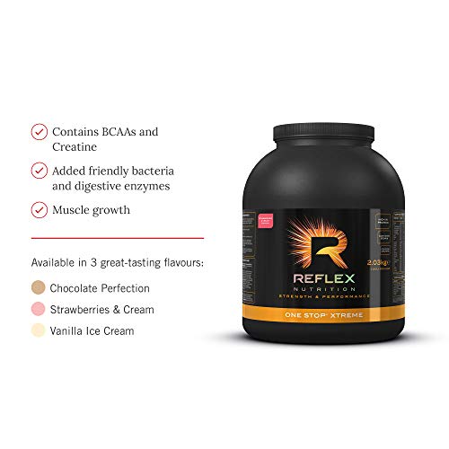 Reflex Nutrition One Stop Xtreme |Serious Mass Protein Powder | 55g Protein Reflex NutritionBuy Supplements Australia
