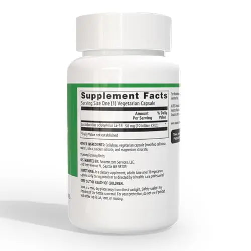 Amazon Basics Daily Probiotic, 10 Billion Active Cultures, Supporting Digestive and Intestinal Health, Capsule, 60 Count, Two Month Supply Amazon Basics buy supplements Au
