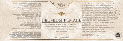 Sky Premium Life Female Multivitamin and Minerals Food Supplement – 60 Tablets Sky Premium LifeBuy Supplements Australia
