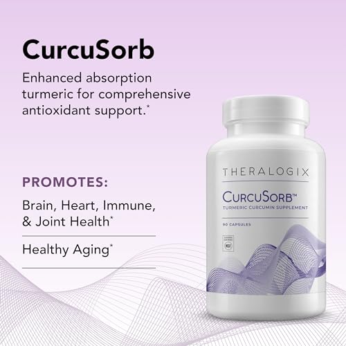 Theralogix CurcuSorb Turmeric Curcumin Supplement - 90-Day Supply - High-Absorption TheralogixBuy Supplements Australia