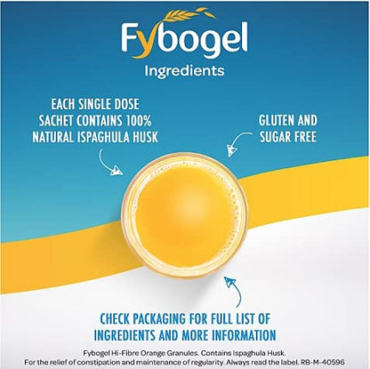 Fybogel Orange - 30 Sachets x 2 Packs FybogelBuy Supplements Australia