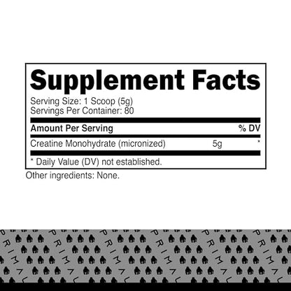 Primal Creatine Monohydrate Powder (400 Grams) | Unflavored Micronized Creatine PrimalBuy Supplements Australia