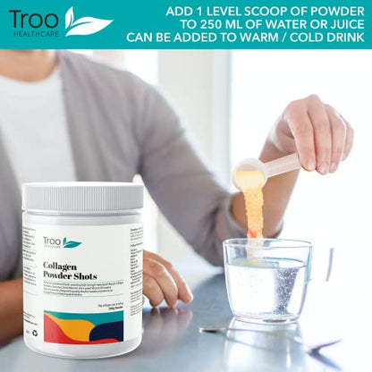 Hydrolysed Marine Collagen Peptides Powder Enhanced with Essential Vitamins 300g Troo Health CareBuy Supplements Australia