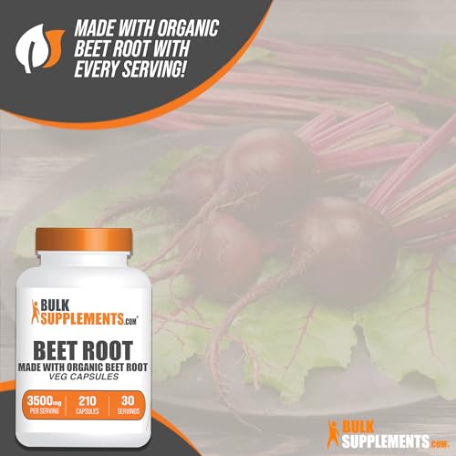 BULKSUPPLEMENTS.COM Beet Root Capsules - Beetroot Supplement, Beet Root Pills BULKSUPPLEMENTS.COMBuy Supplements Australia