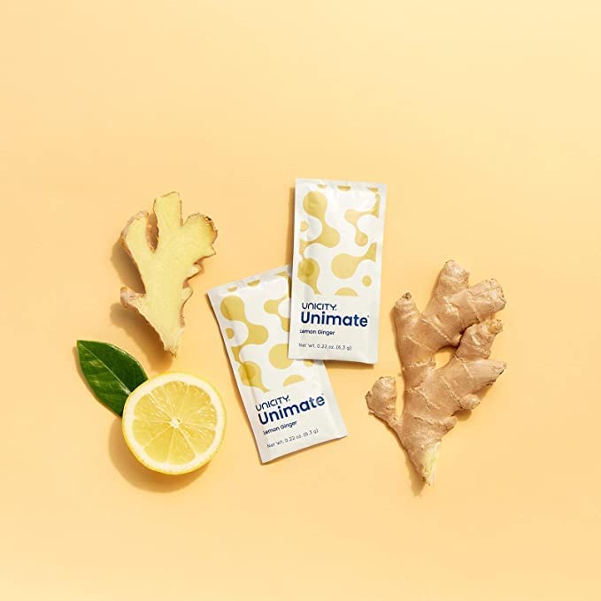 Ourtown Unicity Unimate Green Mate Leaf Powder Extract with Lemon and Ginger Flavor OurtownBuy Supplements Australia