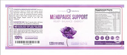 Concepta Solutions Menopause Support - Menopause Relief and Weight Management Support - for Hot Flashes, Night Sweats Relief and Energy - 120 Capsules - Made in USA Concepta SolutionsBuy Supplements Australia