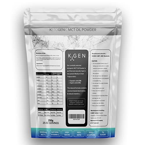 Keto MCT Oil Powder Pure Coconut MCT Keto Coffee Creamer | Premium Quality C8 Easily Absorbed & Digested K GEN ketogenic enhancementBuy Supplements Australia