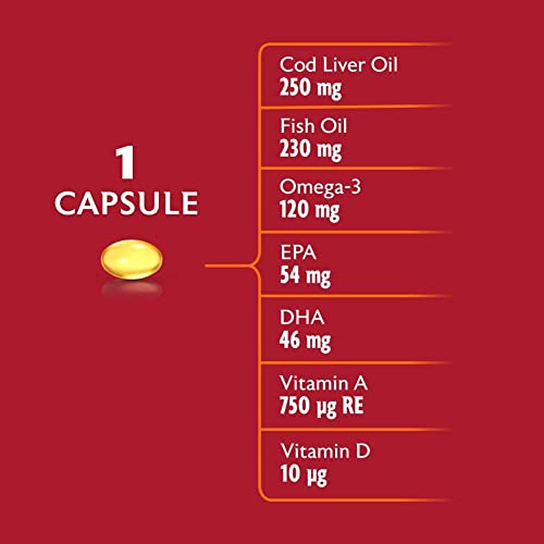 Seven Seas Cod Liver Oil Tablets With Omega-3, Fish Oil, One A Day, 4 Months Supply Seven SeasBuy Supplements Australia