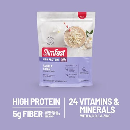 SlimFast High Protein Meal Replacement Powder, 26 Servings, Advanced Nutrition SlimFastBuy Supplements Australia