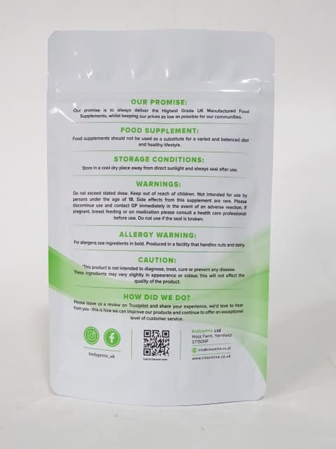 Bodygenix Rutin 500mg Tablets CAPILLARIES, VARICOSE Veins, Hemorrhoids Veg Friendly - UK Made (120) 4 Month Supply BodygenixBuy Supplements Australia