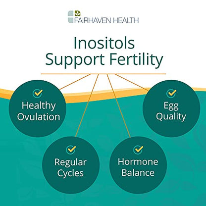 Fairhaven Health Myo-Inositol and D-Chiro Inositol Supplement | 40:1 Ratio | Female Fairhaven HealthBuy Supplements Australia