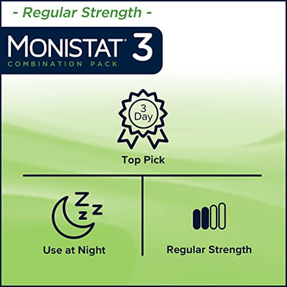 Monistat 3 Day Yeast Infection Treatment for Women, 3 Miconazole Suppository Inserts & External MonistatBuy Supplements Australia