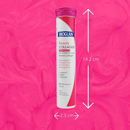 Bioglan Collagen Effervescent | 1000mg | Hydrolysed Marine Collagen BioglanBuy Supplements Australia