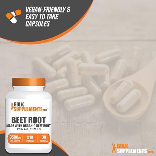 BULKSUPPLEMENTS.COM Beet Root Capsules - Beetroot Supplement, Beet Root Pills BULKSUPPLEMENTS.COMBuy Supplements Australia