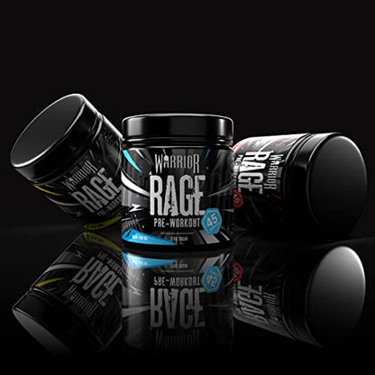 Warrior - RAGE Pre Workout Powder – Lightnin’ Lemonade 392g, WA-RG-045-01 WarriorBuy Supplements Australia