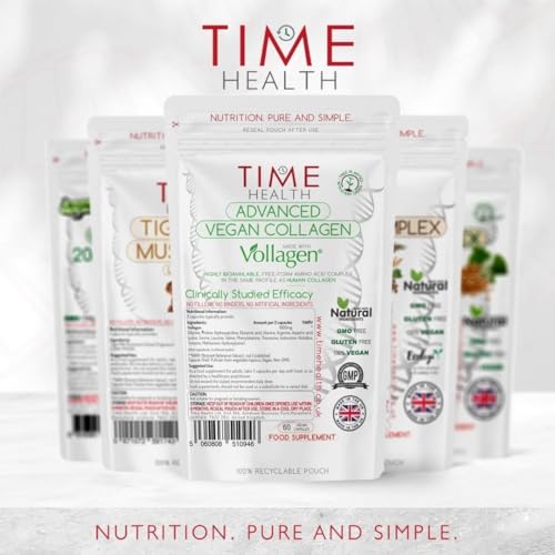 Vollagen® Advanced Vegan Collagen - 18 Amino Acid Complex in Ratio of Collagen Time HealthBuy Supplements Australia