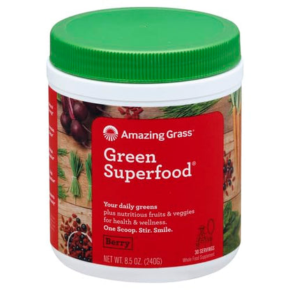 Amazing Grass Greens Blend Superfood: Super Greens Powder Smoothie Mix with Organic Amazing GrassBuy Supplements Australia